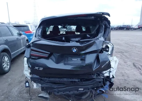 2022 BMW X3 xDrive30I z USA, uszkodzony, nr VIN 5UX53DP05N9L05280